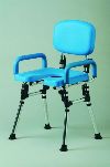 DELUXE FOLDABLE CHAIR WITH CUTAWAY SEAT