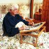 Adjustable Wooden Bed Tray